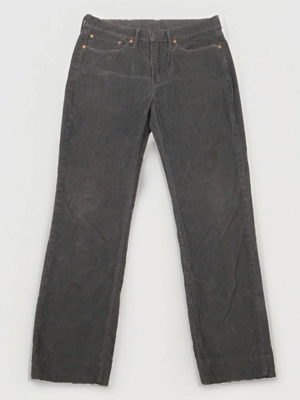 Levi’s 514 Corduroy Pants Gray Mens 36x32 Straight  9” Leg Openings
